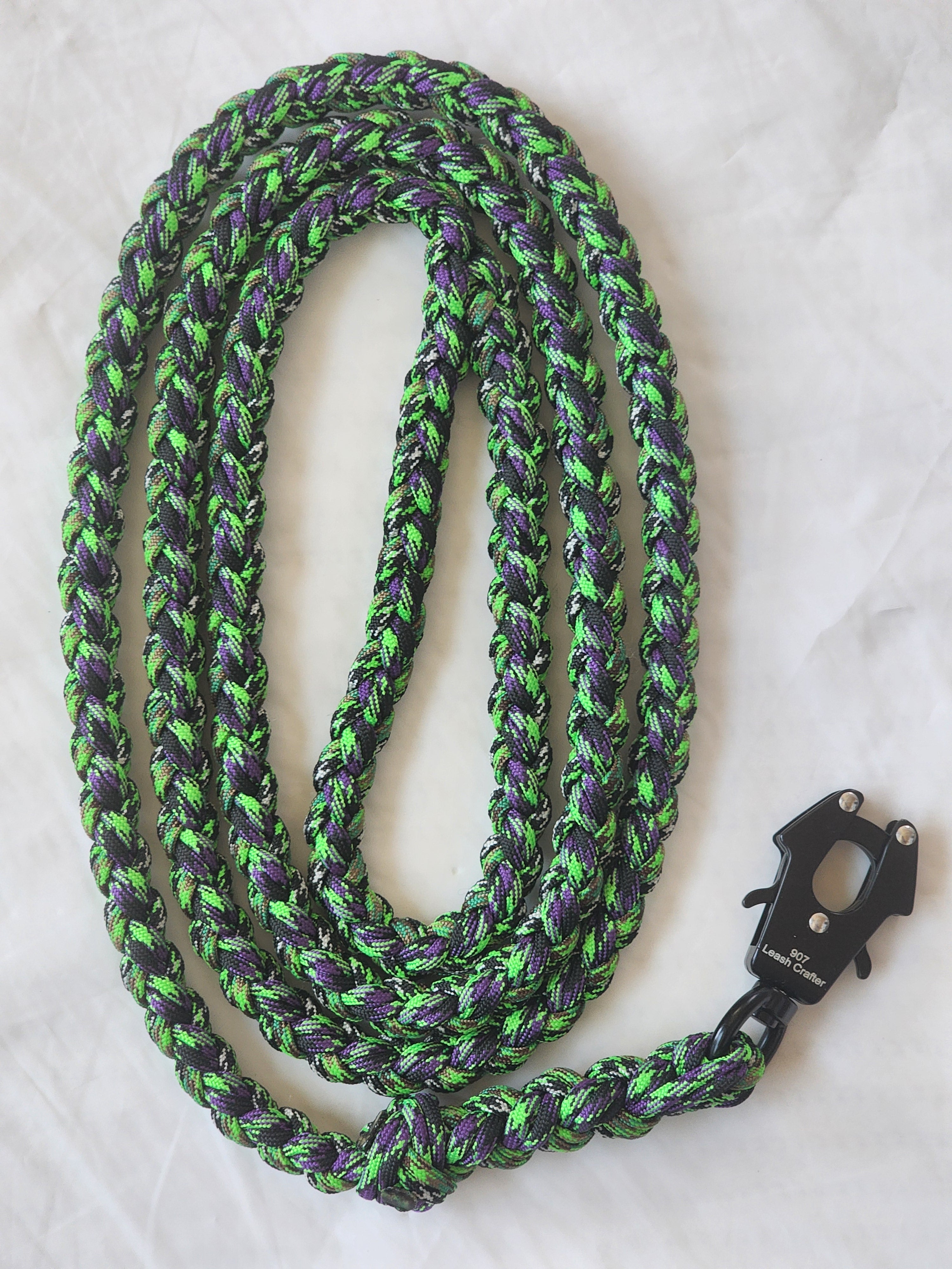 Hand Made Heavy-Duty 8-Strand Paracord Denali Series Leash