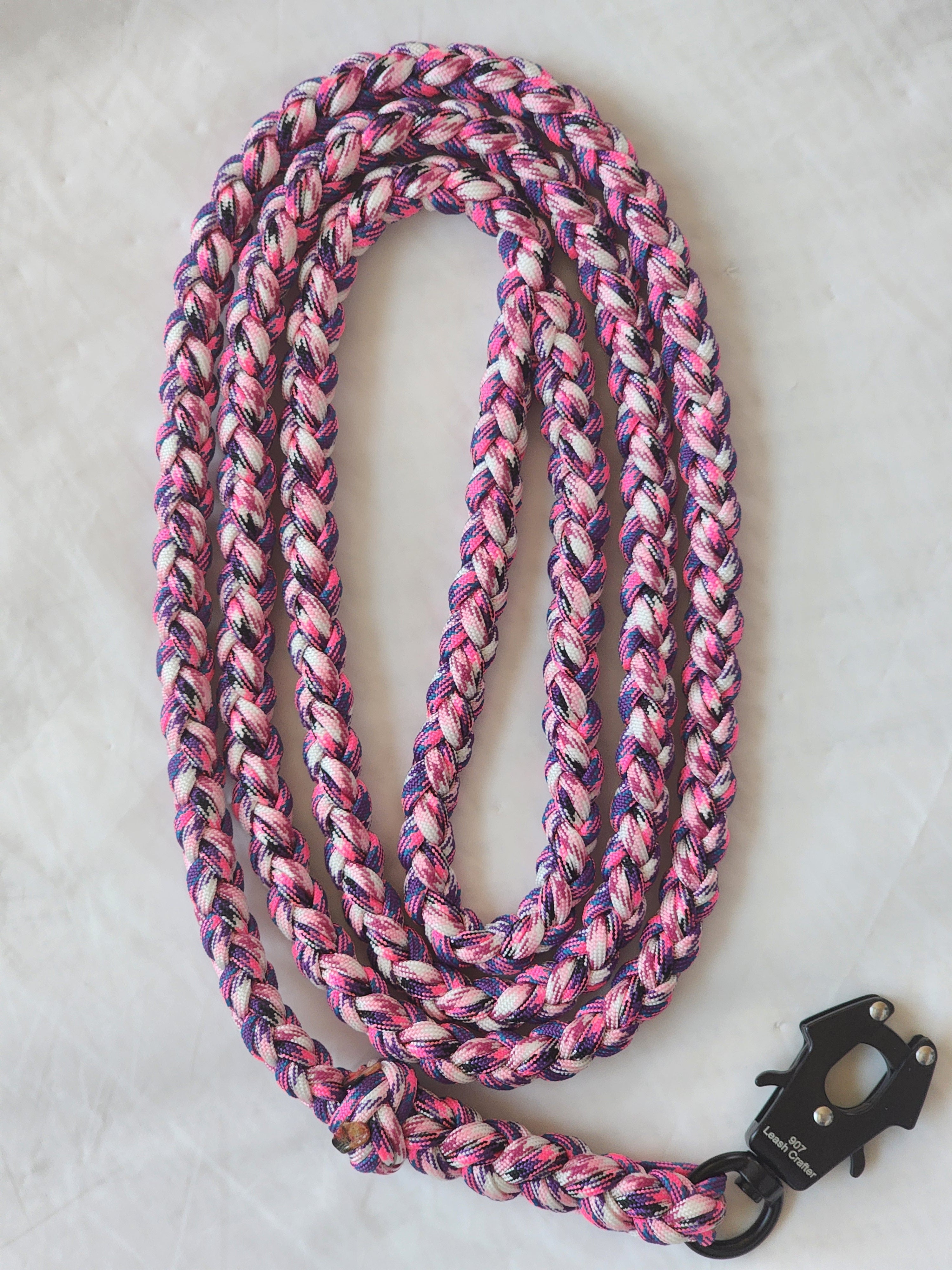 Hand Made Heavy-Duty 8-Strand Paracord Denali Series Leash
