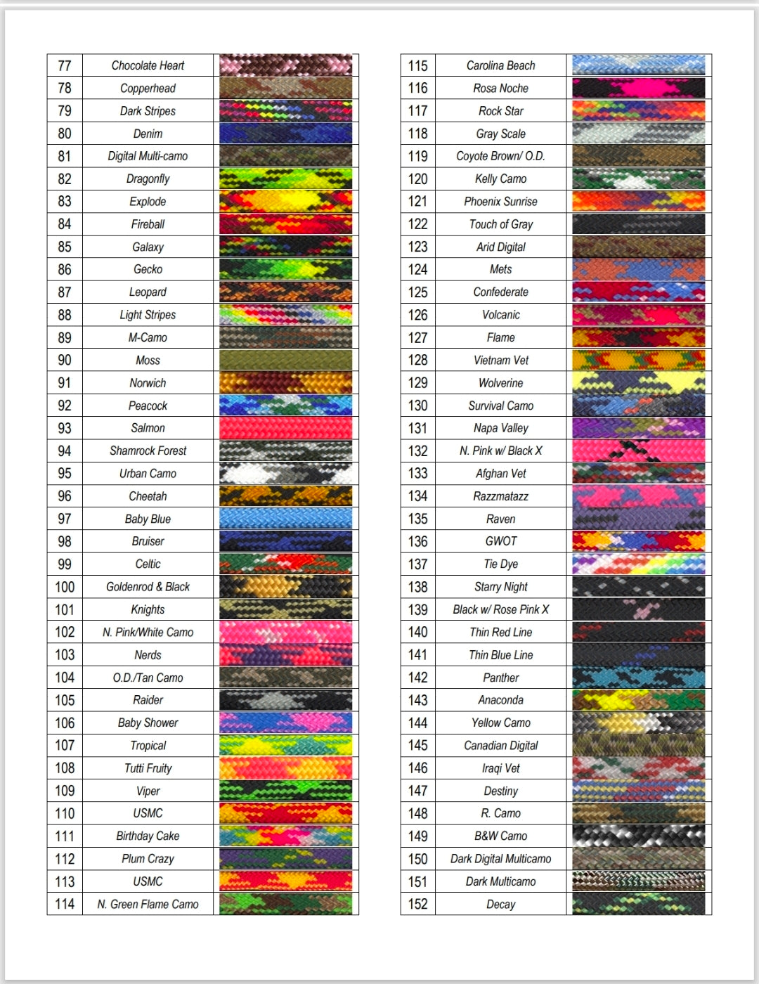 Hand Made Custom Color Heavy-Duty 8-Strand Paracord Denali Series Leash